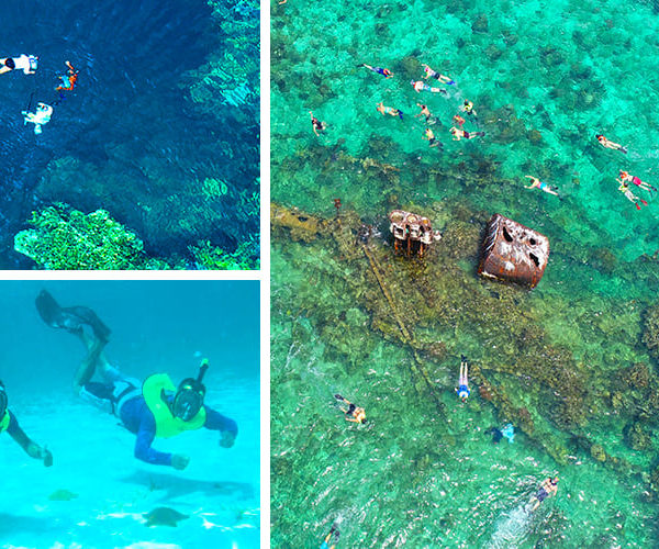 Roatan 3 stops snorkeling tour