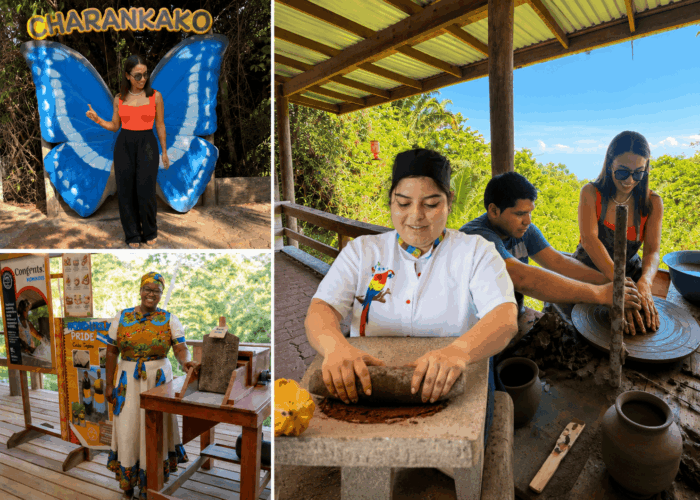 roatan pottery and chocolate tour