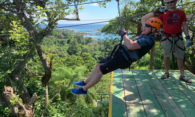 roatan zipline