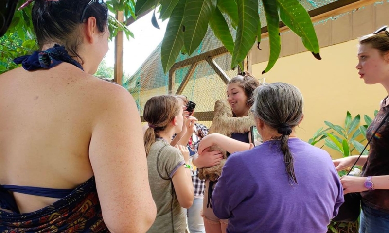 roatan southside snorkel and monkey and sloth park excursion