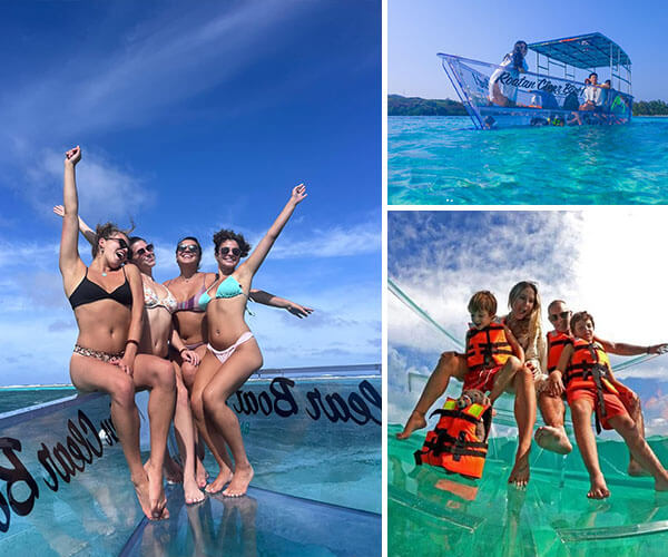 roatan clear boat tours