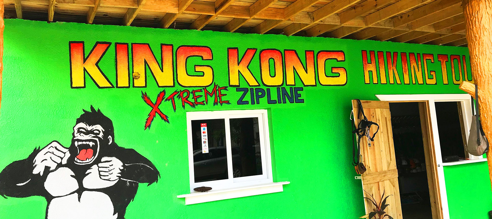 roatan king kong zipline