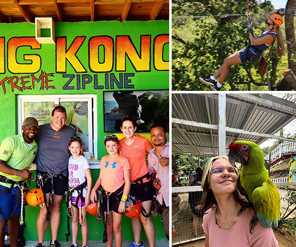 roatan king kong zipline